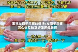 家常发面千层饼的做法/发面千层饼怎么做又软又好吃视频教程