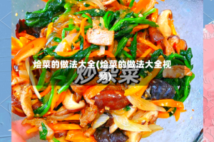 烩菜的做法大全(烩菜的做法大全视频)