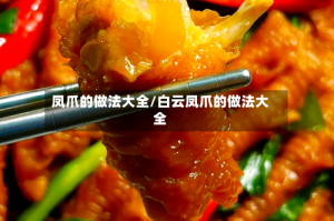 凤爪的做法大全/白云凤爪的做法大全
