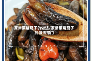 家常菜烧茄子的做法/家常菜烧茄子的做法窍门