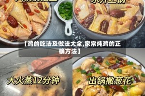 【鸡的吃法及做法大全,家常炖鸡的正确方法】