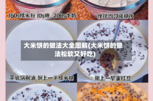 大米饼的做法大全图解(大米饼的做法松软又好吃)