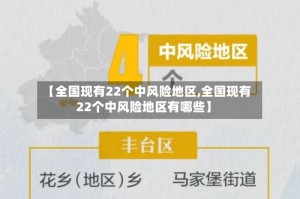 【全国现有22个中风险地区,全国现有22个中风险地区有哪些】