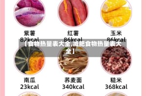 【食物热量表大全,减肥食物热量表大全】