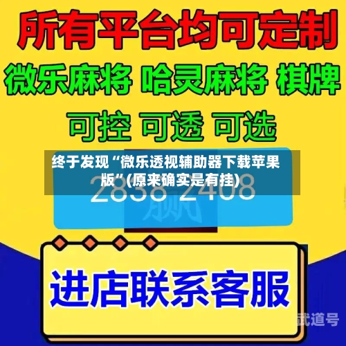 终于发现“微乐透视辅助器下载苹果版	”(原来确实是有挂)-第3张图片