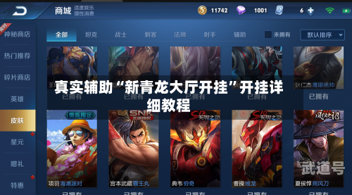 真实辅助“新青龙大厅开挂”开挂详细教程-第3张图片