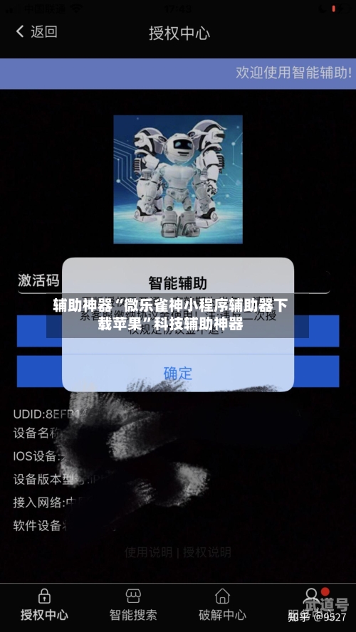 辅助神器“微乐雀神小程序辅助器下载苹果”科技辅助神器-第1张图片