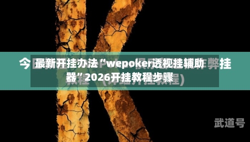 最新开挂办法“wepoker透视挂辅助器	”2026开挂教程步骤-第2张图片